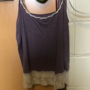 Purple tank top
